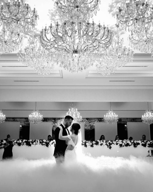 Wedding couple dancing