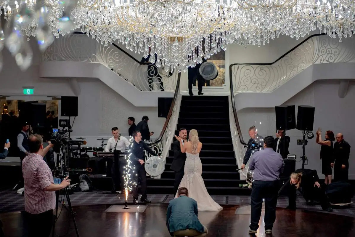 Wedding dance pyrotechnics